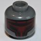 Minifig Head Darth Revan, Dark Red Sith Mask Print [Hollow Stud]