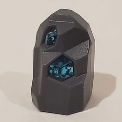 LEGO PART 49656pat0004 Geode / Rock with Trans-Light Blue Crystal ...