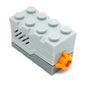Sound Brick 2 x 4 x 2 with Light Bluish Gray Top and Space Sound