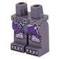Hips and Dark Bluish Gray Legs with Dark Purple Robe, Silver Belts, Knee Pads, Claws print