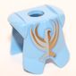 Minifig Neckwear Armor Breastplate with Leg Protection, Jayko Gold Hawk Print