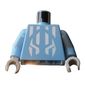 Torso Jayko Print, Medium Blue Arms, Light Bluish Gray Hands