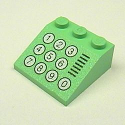 Slope 33° 3 x 3 with Ten Buttons Print [Keypad]