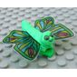 Belville, Insect, Butterfly Large / Human Hair Clip, Flower Wings Print