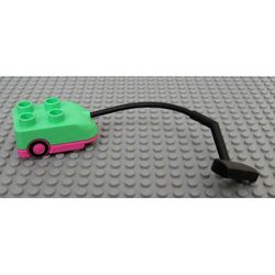 Duplo Vacuum Cleaner with Medium Dark Pink Base