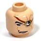 Minifig Head Alastor Mad-Eye Moody, Monocle (Magic Eye), Scars Print
