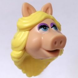 Minifig Head Special (Miss Piggy)