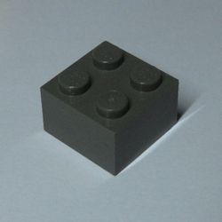 LEGO part photo in color 8 - Dark Gray LEGO part photo in color 8 - Dark Gray