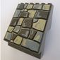 Panel 4 x 6 x 6 Sloped with Multicolored Rock Print