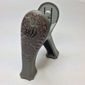 Animal Body Part, Dinosaur, Legs Long, Dark Red, White Scales and 'JPIII' Print