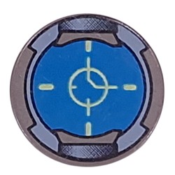 Tile Round 2 x 2 with Tracking Screen Print
