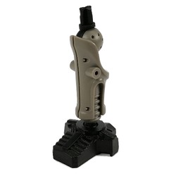 Large Figure Limb, Leg, Lower Section with Axle, Black Foot