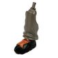 Large Figure Limb, Leg, Lower Section with Black Shoe and Dark Gray Pin, Brown Top (Nick)