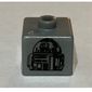Pen Bead, Square with R2-D2 Print