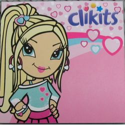 Clikits Notepad, 'Heart' Print