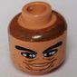 Minifig Head NBA Pau Gasol Print [Blocked Open Stud]