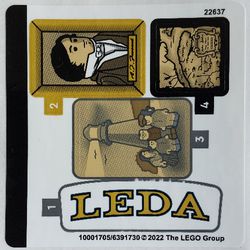 Sticker Sheet 1 for Set 21335-1