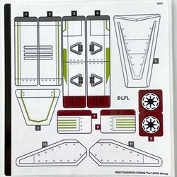 Sticker Sheet for Set 75342-1