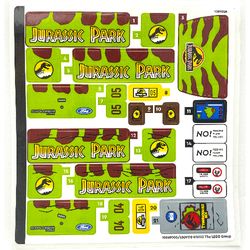 Sticker Sheet for Set 76956-1