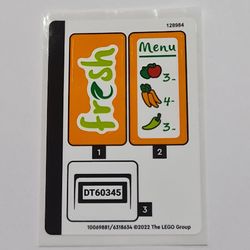 Sticker Sheet for Set 60345-1