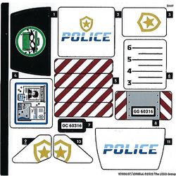 Sticker Sheet for Set 60316-1