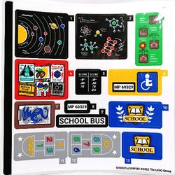 Sticker Sheet for Set 60329-1