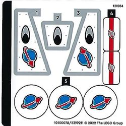 Sticker Sheet 1 for Set 60350-1