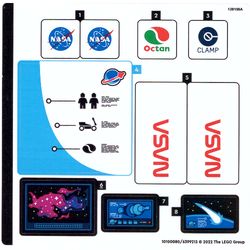 Sticker Sheet 1 for Set 60351-1