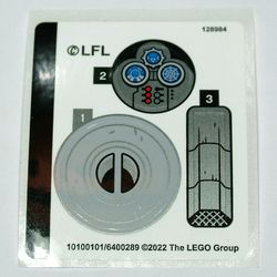Sticker Sheet for Set 75325-1