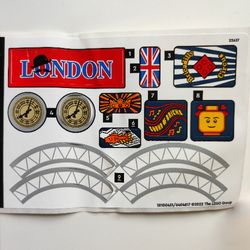Sticker Sheet for Set 40569-1