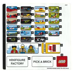 Sticker Sheet 1 for Set 40574-1