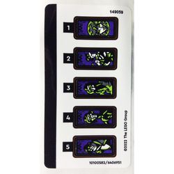 Sticker Sheet for Set 40521-1