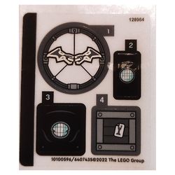 Sticker Sheet for Set 76179-1