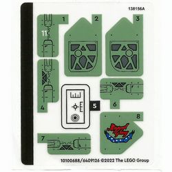 Sticker Sheet for Set 75571-1