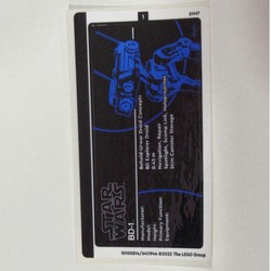 Sticker Sheet for Set 75335-1
