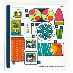 Sticker Sheet for Set 41754-1
