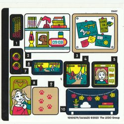 Sticker Sheet for Set 41755-1