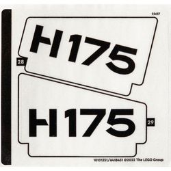 Sticker Sheet 2 for Set 42145-1