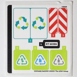 Sticker Sheet for Set 60386-1