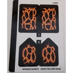 Sticker Sheet for Set 71782-1