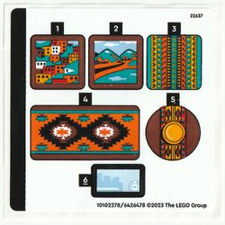 Sticker Sheet for Set 40583-1