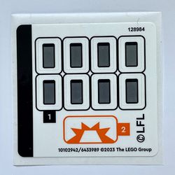 Sticker Sheet for Set 75350-1