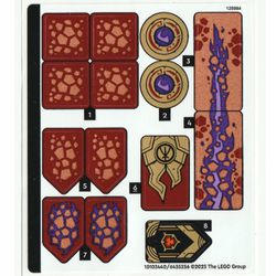 Sticker Sheet for Set 71793-1