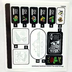 Sticker Sheet for Set 41757-1