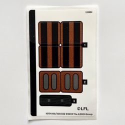 Sticker Sheet for Set 75351-1