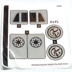 Sticker Sheet for Set 75360-1
