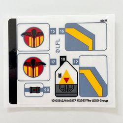 Sticker Sheet 2 for Set 75357-1