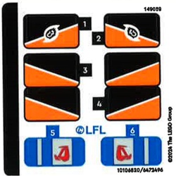 Sticker Sheet for Set 75380-1