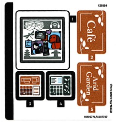 Sticker Sheet for Set 21353-1