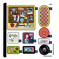 Sticker Sheet for Set 42647-1